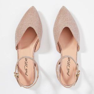 Anthropologie Paolo Mattei Metallic Flats